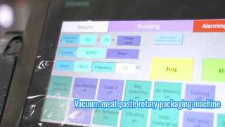 آلة تغليف أكياس معجون اللحم الدوارة