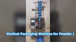 آلة تعبئة المسحوق العمودية مع ختم ثلاثي الجوانب وقالب منقسم