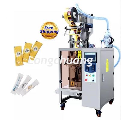 جودة  Ketchup Sauce Liquid Filling And Sealing Machine Honey Small Sachet Packing Machine مصنع