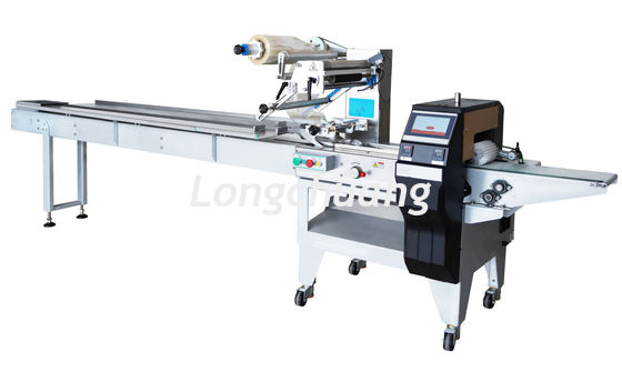 جودة  KN95 Mask Horizontal Flow Pack Machine Disposable Tableware Pillow Pouch Machine مصنع